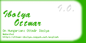 ibolya ottmar business card